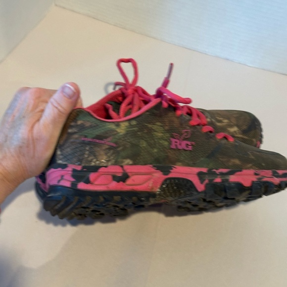 RG Mamba green pink camouflage, hiking shoes. Size 8.5 - Picture 6 of 7